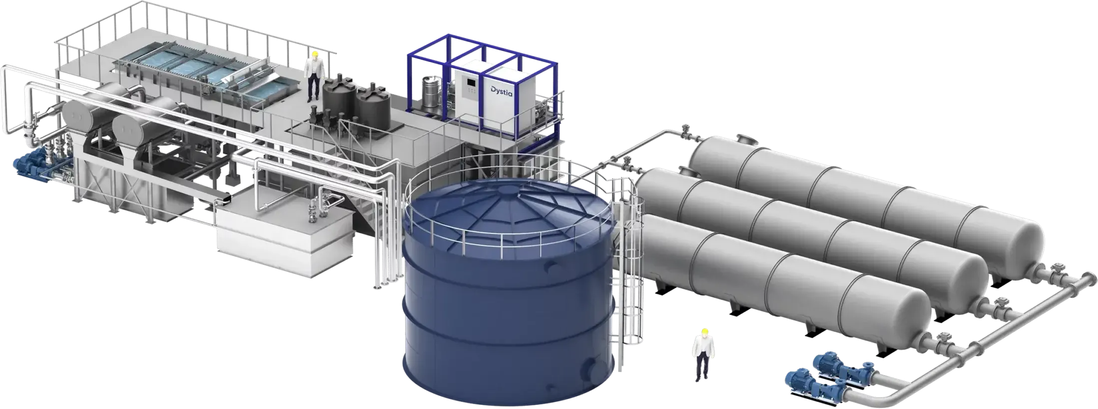 Waterwaste system for fodd processing companies
